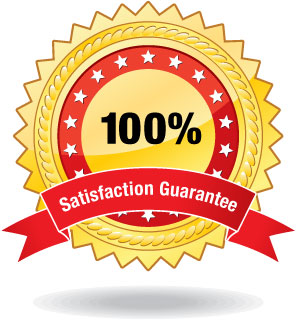 100% satisfacton guaranteed